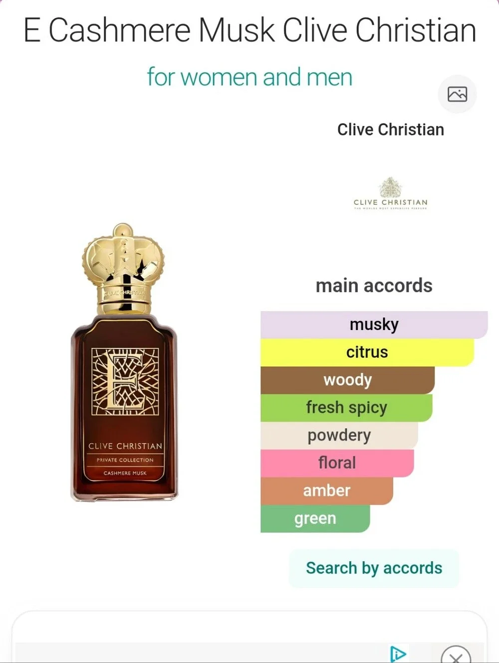 Clive Christian Sample